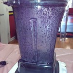 Smoothie remnants!