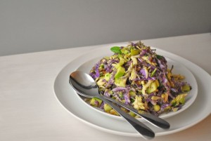 Chopped cabbage salad